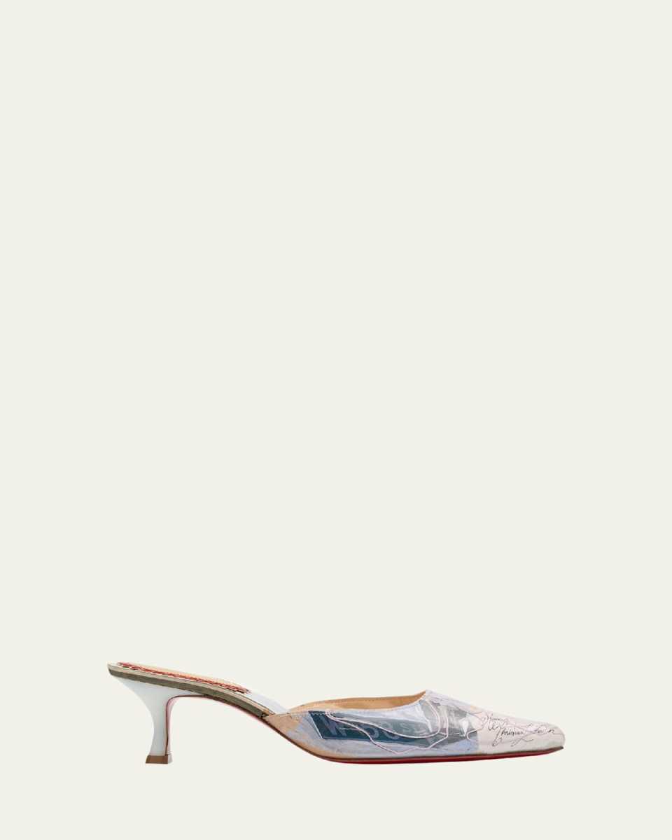 Arte Povera Trash Suede Red Sole Mules